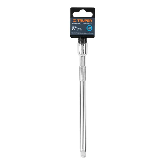 Palanca Extension 20 Cm Largo Para Ratchet Cuadro 3/8 Truper
