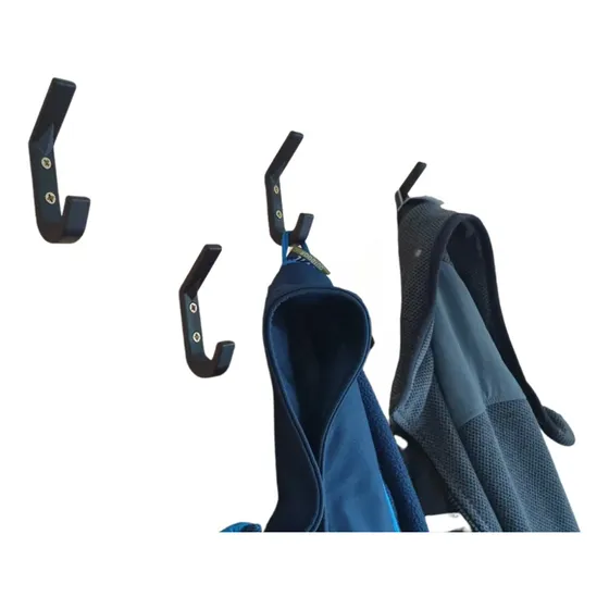 Kit 4 Suporte Parede Casaco Mochila Bolsa Boné Jaqueta Hall