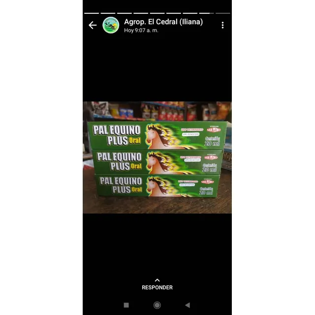 Desparasitante Para Caballos  Pal Equino Plus Oral