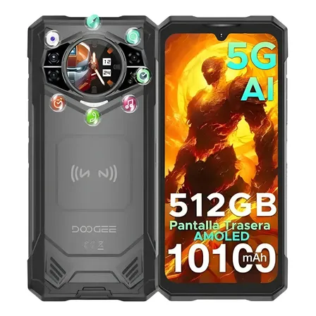 Doogee S200x 32/512gb Robusto 5g Camera Noturna Resistente Agua E Queda Preto