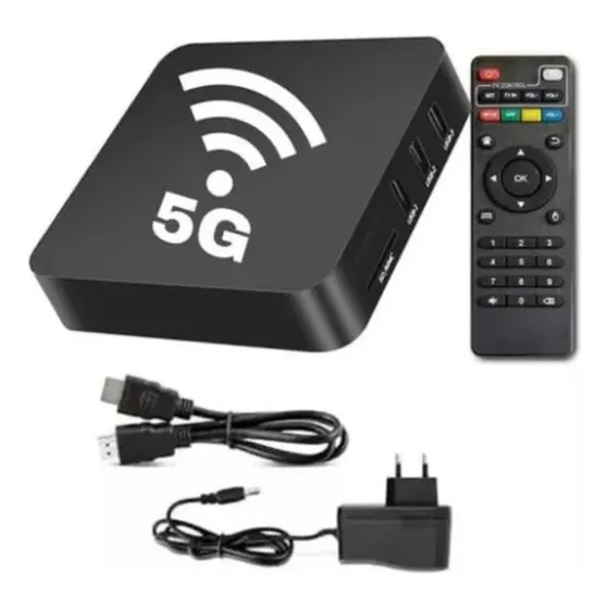 Tv Box Smart Pro 4k Youtube Netflix Play Store Wi-fi 5g