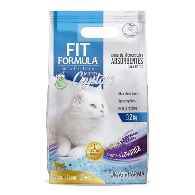 Arena Cristales Sanitarios Fit Formula Lavanda 3.2kg