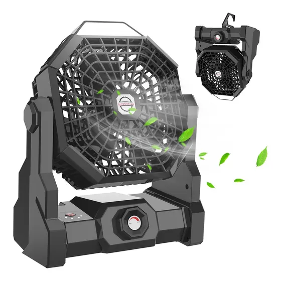 Ventilador De Camping Howhio Recargable De 10400 Mah Con Lin