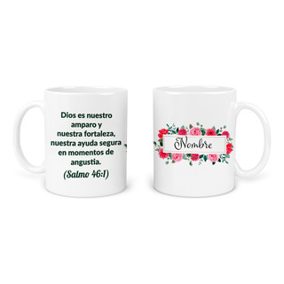 Taza 11 Oz Ts17. Frase Religiosa Cristina Dios Salmos Salmo Taza 11 Oz Ts17. Frase Religiosa Cristina Dios Salmos Salmo