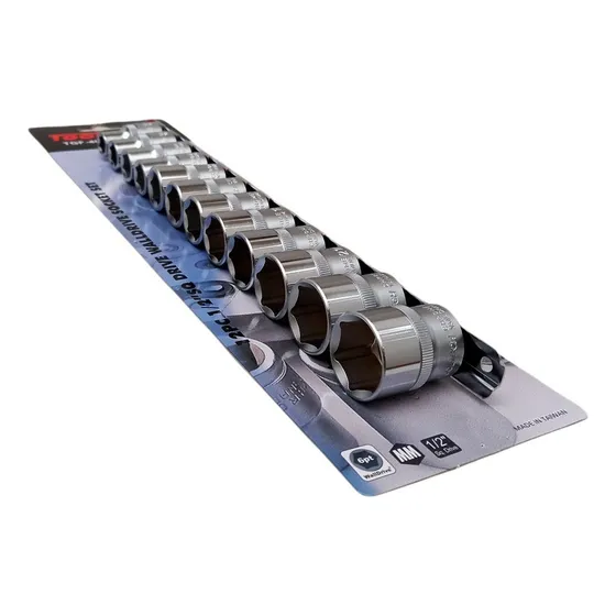 Riel De 12 Dados 1/2 Hexagonal 10-24mm Tooltech No Stanley