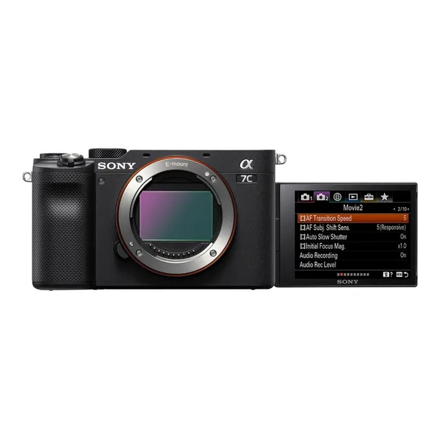 Cámara Profesional Sony De 24.2mp Montura E- Ilce-7c Color Negro