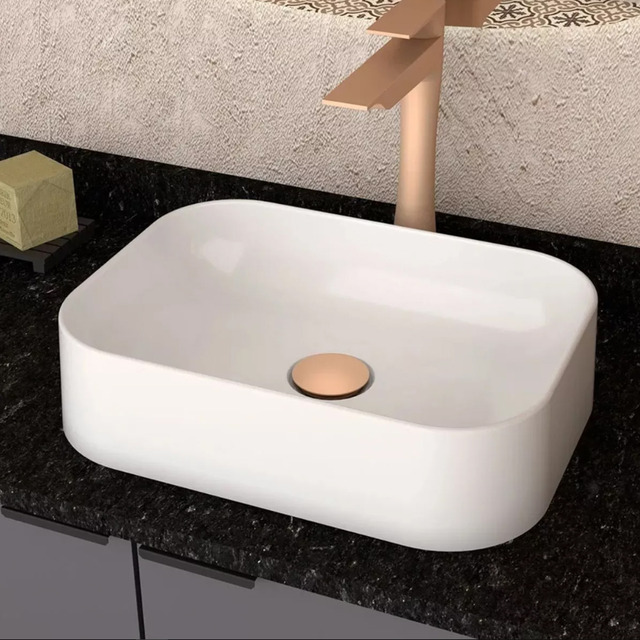 Cozimax Luna Cuba Pia Branca De Apoio 36.5x27cm Para Banheiro Lavabo Cozimax Luna Cuba Pia Branca De Apoio 36.5x27cm Para Banheiro Lavabo