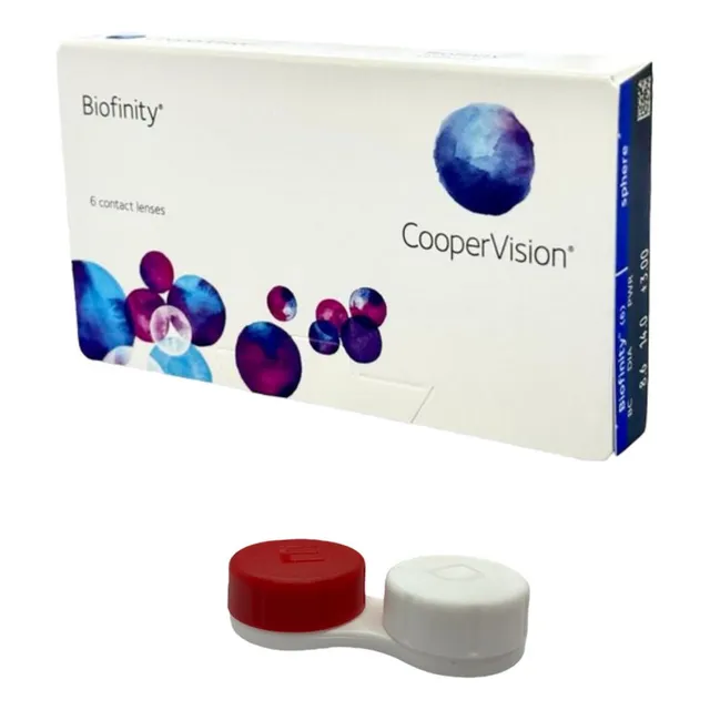 Lente De Contato Biofinity Coopervision - Com Grau + Brindes