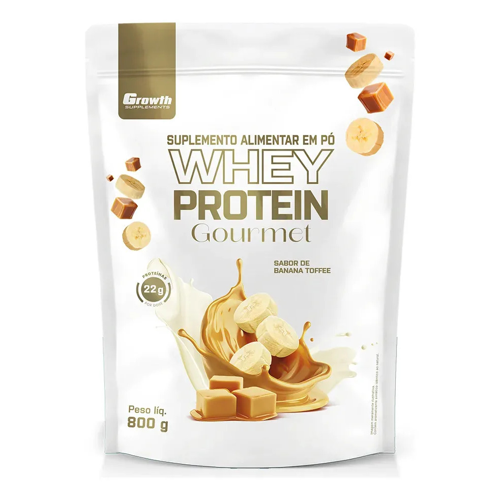 Whey Protein Gourmet 800g - Banana Toffee Banana Toffee Whey Protein Gourmet 800g - Banana Toffee Banana Toffee