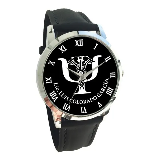 Reloj Mod. Psicólogo/psicologa C/nombre, Vinipiel,  Mow