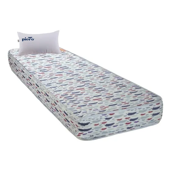 Pack Colchon Piero Body 21kg 1 Plaza 80x190 + Almohada