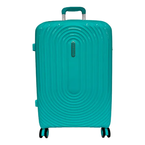 Valija Rígida Mediana 24  4 Ruedas De Giro 360 Con Candado Manija Telescopica Forrada Diseño!! Happy Buy