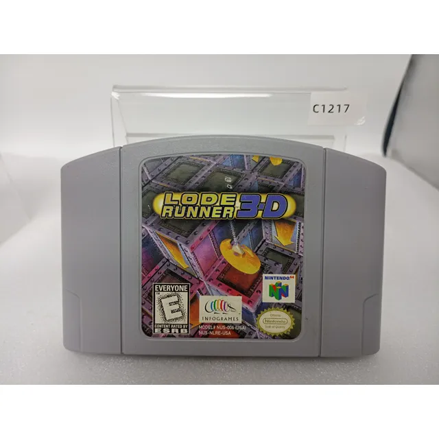 Juego Lode  Runner 3d Para Nintendo 64 N64 Usado