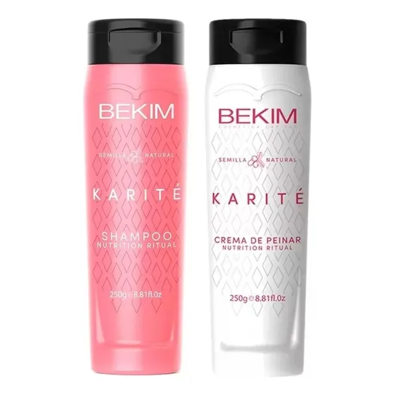 Combo Bekim Karite Shampoo Nutricion + Crema De Peinar 250g