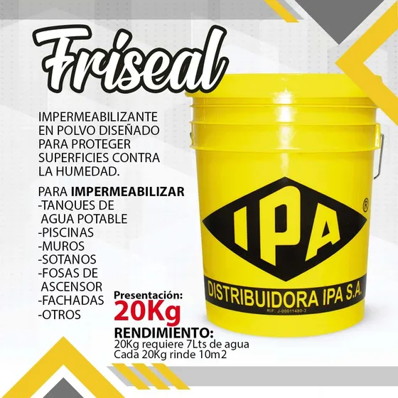 Ipa Friseal Azul Impermeabilizante P/frisos 20kg/ 000007290