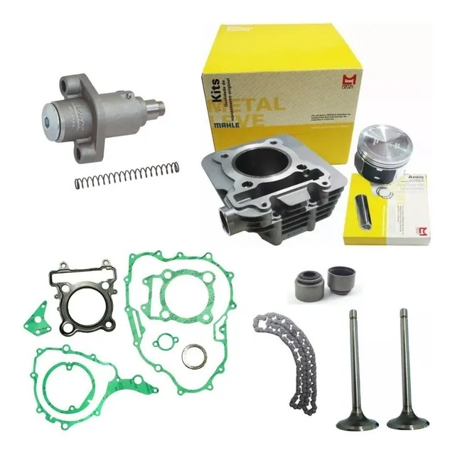 Kit Cilindro Lander Fazer Tenere 250 Juntas Corrente Válvula