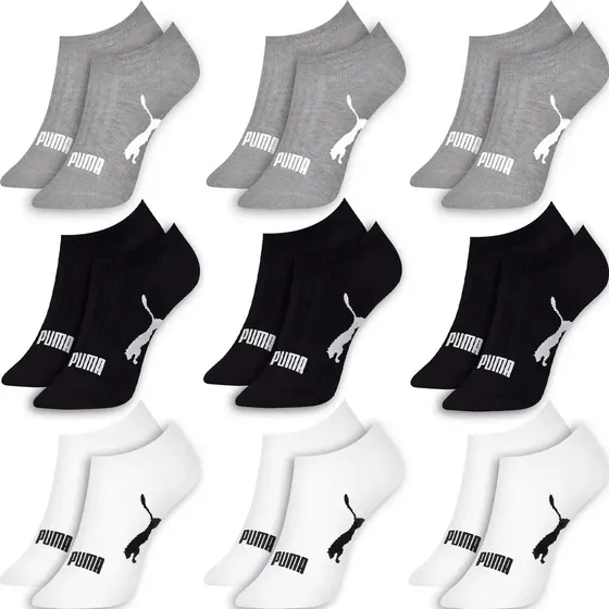 Kit 9 Pares Meias Puma Sapatilha Soquete Invisível Original