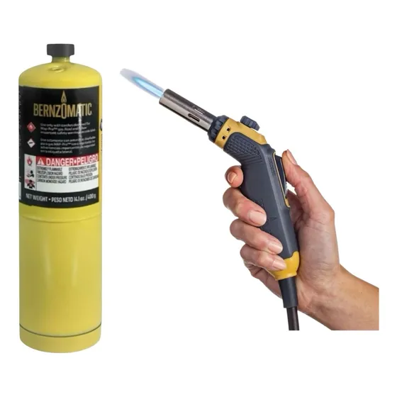 Soplete Soldar Membrana Bernzomatic + Gas Map Pro