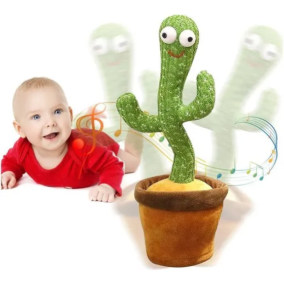 Cactus Bailarín Juguete Musical Para Niños Niñas 