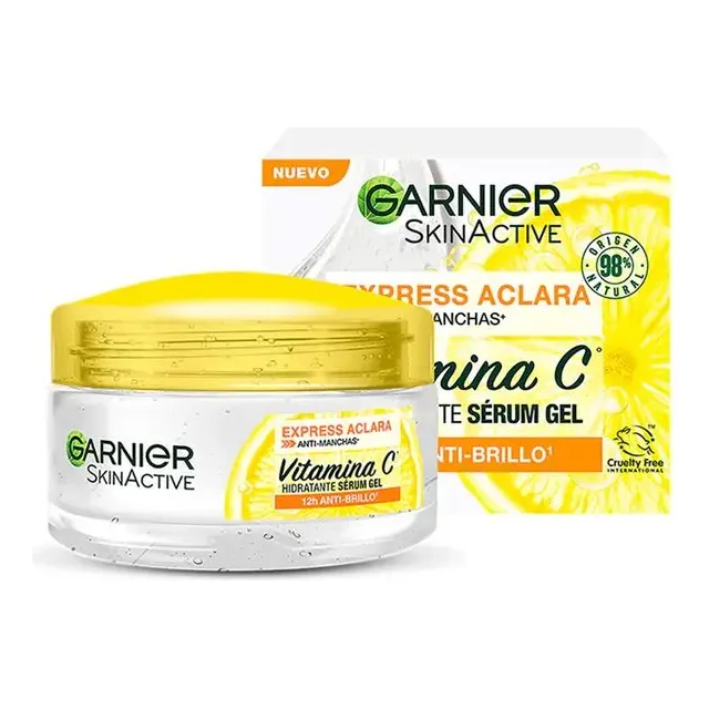 Hidratante Crema Gel Crema Garnier Express Aclara 50ml Todo Tipo De Piel Día/noche