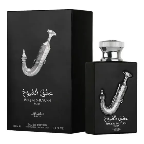 Perfume Ishq Al Shuyukh Silver Lattafa 100ml