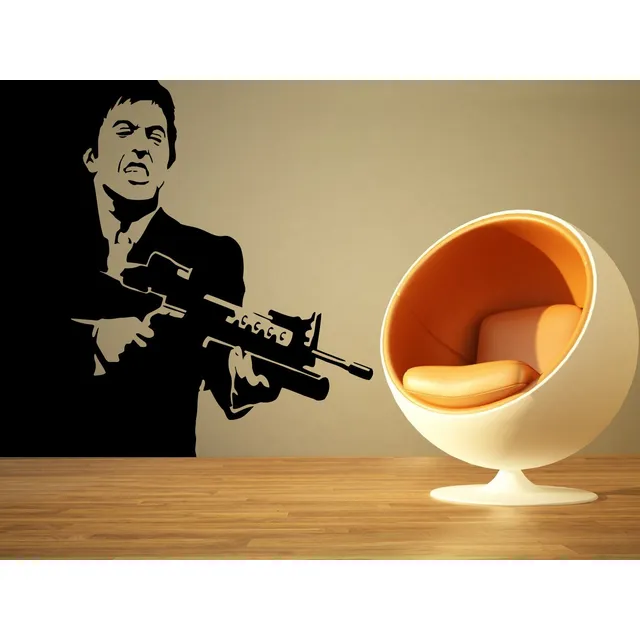 Adhesivo Decorativo Para Habitacion Pared Diseño Al Pacino X