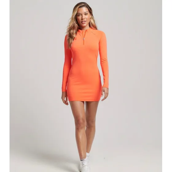 Vestido Playero Superdry Mujer Manga Larga