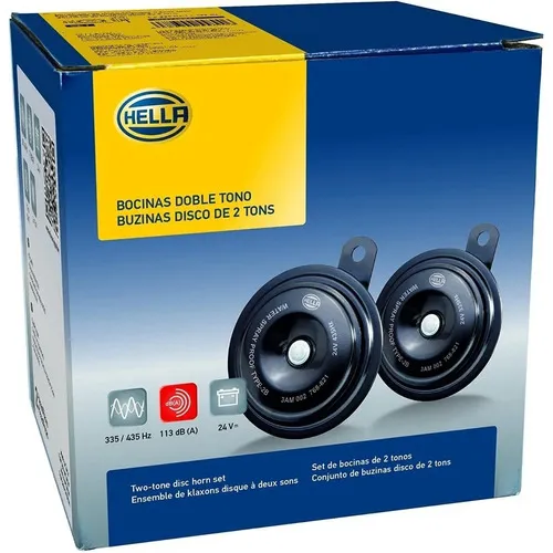 Pitos Carro Hella Original Potente Bocina Corneta Fuerte 24v