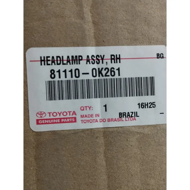 Faro Derecho Toyota Hilux 2009-2012 Original
