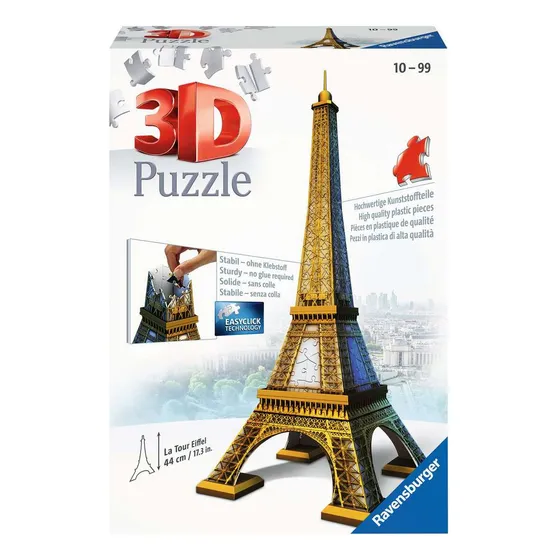 Ravensburger Rompecabezas 3d Diseño Torre Eiffel