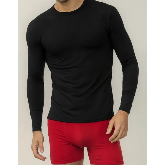Primera Piel Camiseta Térmica Afelpada En Su Interior, Calid