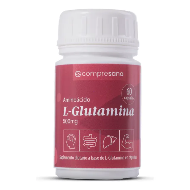 Aminoácido Glutamina 500mg Capsulas