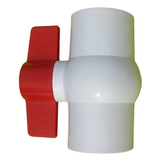 Válvula Bola Esfera Pvc C-40, 1 1/2 Pulgada, Cementar 1 Pz Válvula Bola Esfera Pvc C-40, 1 1/2 Pulgada, Cementar 1 Pz