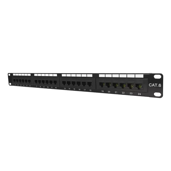 Patch Panel Marca Wireplus De 24 Puertos Cat6 Cat6e Cat 6e