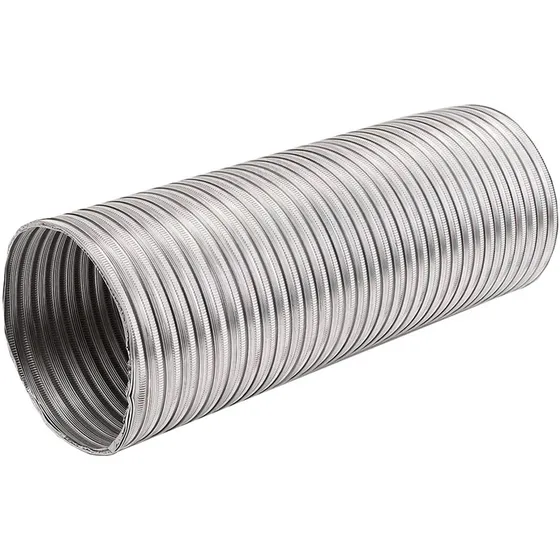 Duto Tubo Para Coifa Exaustor Fischer Alumino Flexível 2mts