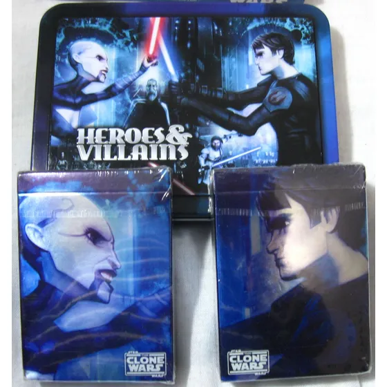 2x Cartas De Poker De La Guerra De Los Clones Saga Star Wars