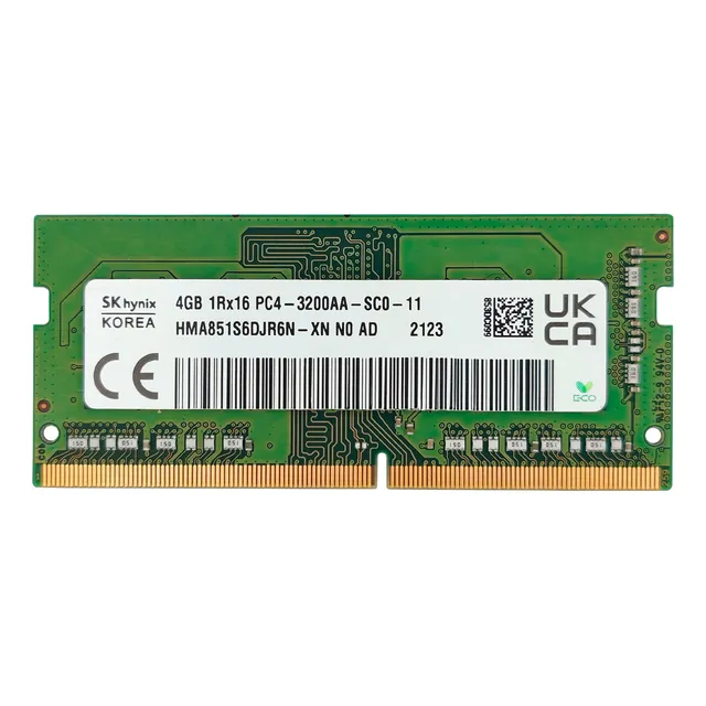 Memoria Ram Hynix 4gb 1rx16 Ddr4 Sodimm 3200mhz 260pin Cl22