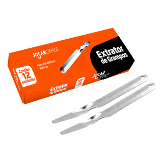 Extrator De Grampo Espátula Metal Caixa 12 Unidades Extrator De Grampo Espátula Metal Caixa 12 Unidades