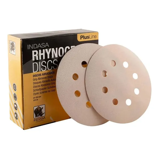 Disco D Lijas Con Velcro 125mm Oxido De Aluminio Pack 50 Uni