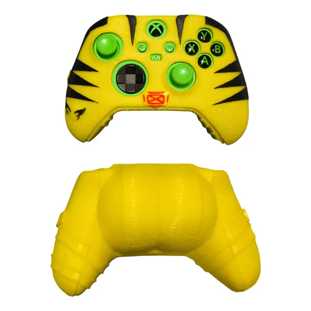Carcasa Para Control Xbox Series X/s Deadpool Y Wolverine Amarillo
