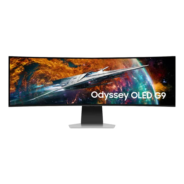 Samsung 49 G95sc Odyssey Oled G9 Dqhd 240hz Monitor Gamer C Color Silver