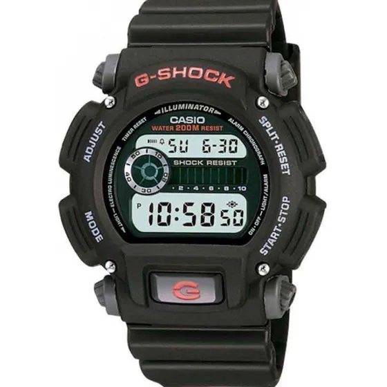 Relógio Masculino Casio G-shock Dw-9052-1vdr - Nota Fiscal Cor da correia Preto Cor do bisel Preto