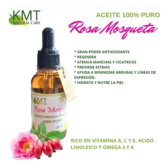Aceite De Rosa Mosqueta 100% Natural