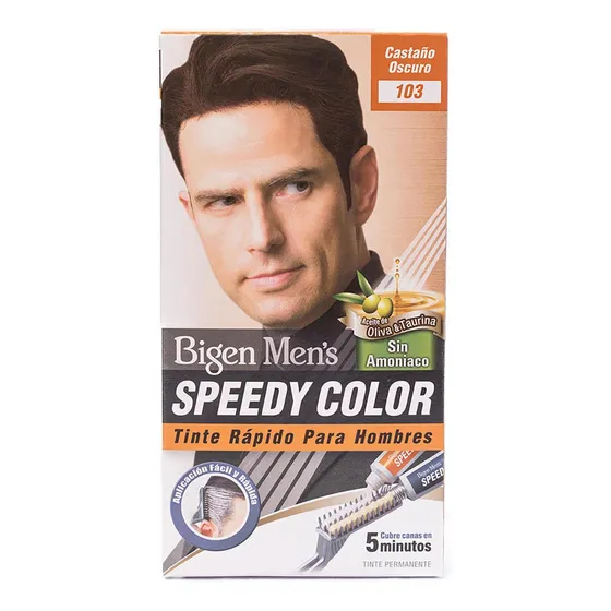 Tinte Rápido Para Hombre 103 Castaño Oscuro Speedy Color
