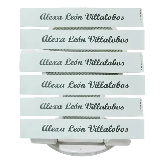Etiqueta Cinta Impresas Personalizadas  Nombre Pack 25 Und