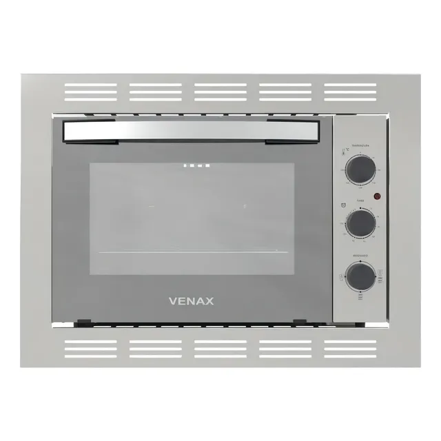Forno de embutir elétrico Venax Grand Gourmet 45L 45L aço inoxidável 220V