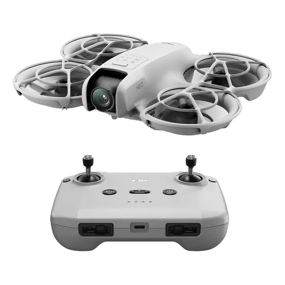 Drone Dji Neo Fly More Combo Color Gris Con Control Remoto