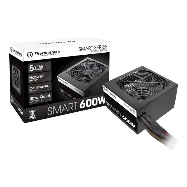 Fuente Para Pc Thermaltake Smart 600w 80 Plus