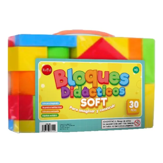 Bloques Goma Eva 30pcs Royal Suaves Coloridos Ub