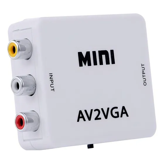 Adaptador Duaitek RCA a VGA Modelo AV2VGA